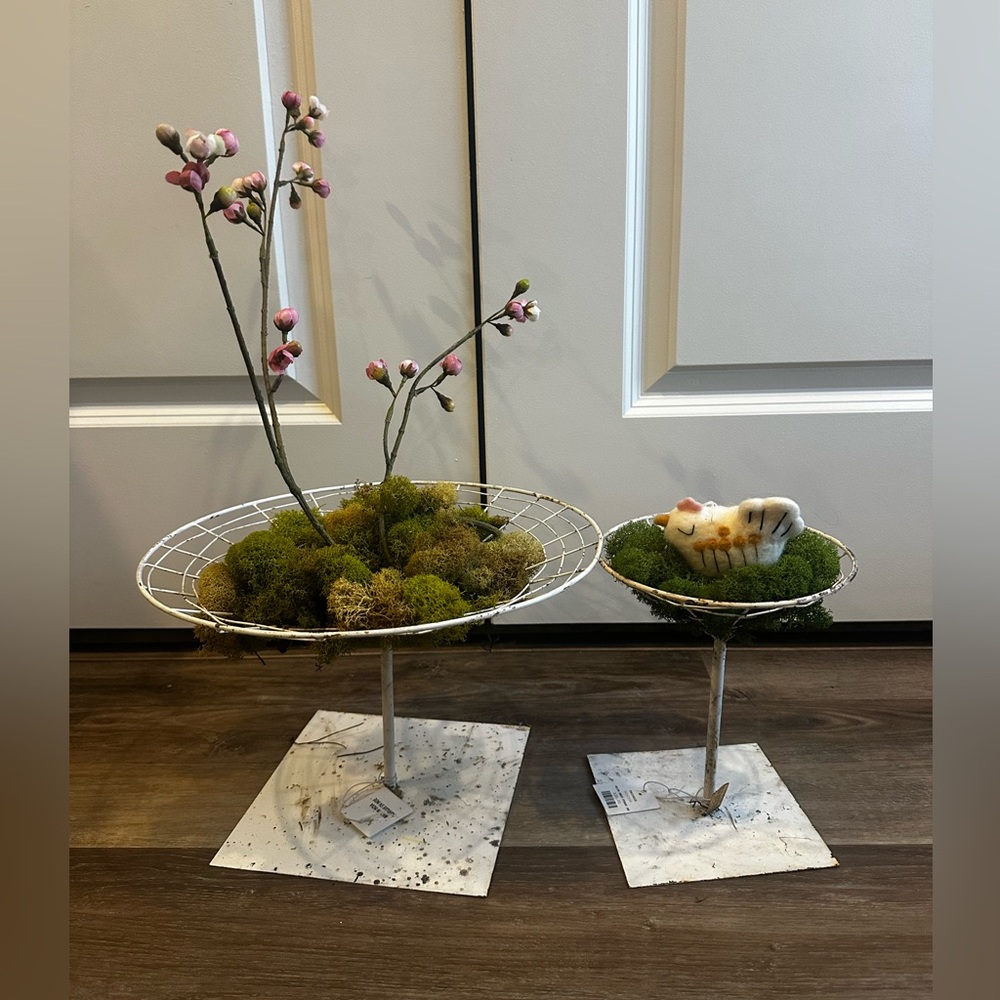Two Decorative Nest Wire Stands - NWT from Terrain